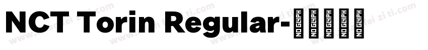 NCT Torin Regular字体转换